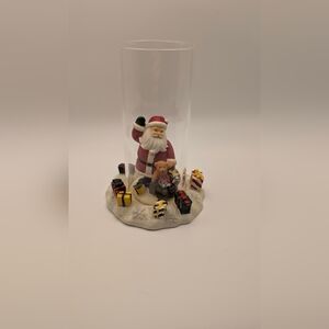 Yankee Candle Santa With Bear & Presets glass Decoration